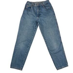 Gloria Vanderbilt 80’s/90’s High Waist Light Wash Mom Jeans 100% Cotton Size 10P